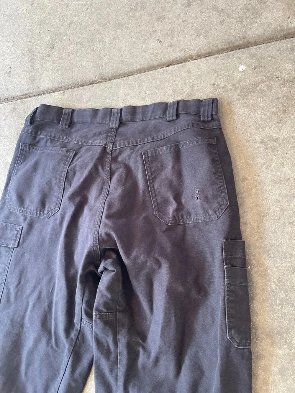 Red Kap work apparel mens Black Pants with pockets sz 36